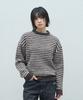 SUPERSUB Striped Oversized Crop Knit - Brown