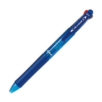 Pilot Acroball 2 Clear Blue Ballpoint Pen BKAB300F10CL 0.7mm Two-Color (10 Pens)