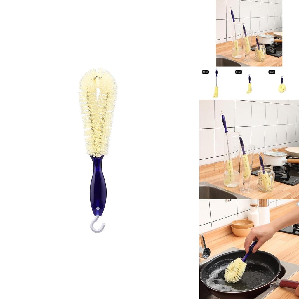 Durable Plastic Teapot Brush With Long Handle For Deep Cleaning And Home Use