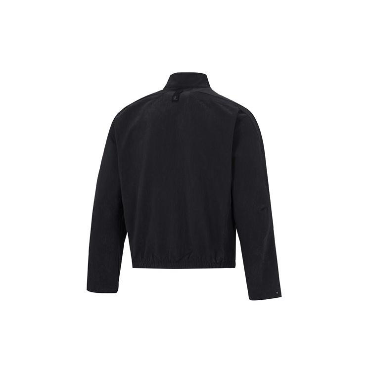 adidas Jackets Men's Black Stand Collar Moderate Other HM5172