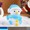 1Pc Cute Cartoon Christmas Snowman Luminous Ornament Children and Students Small Gift Bedroom Bedside Night Light Ambient Light