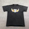 Redwood Coast Riders Shirt Mens Medium Black Lightning Clothing Motorcycle Tee