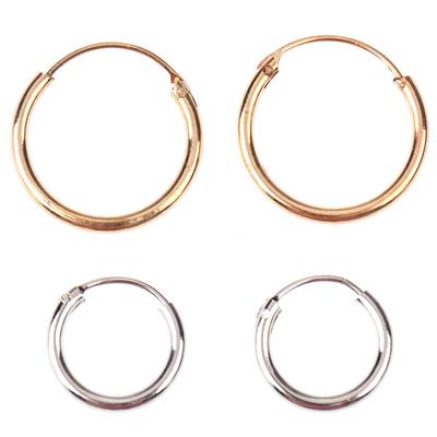 3 Pair/Set  Women Girl Simple Round Circle Small Ear Stud Earring