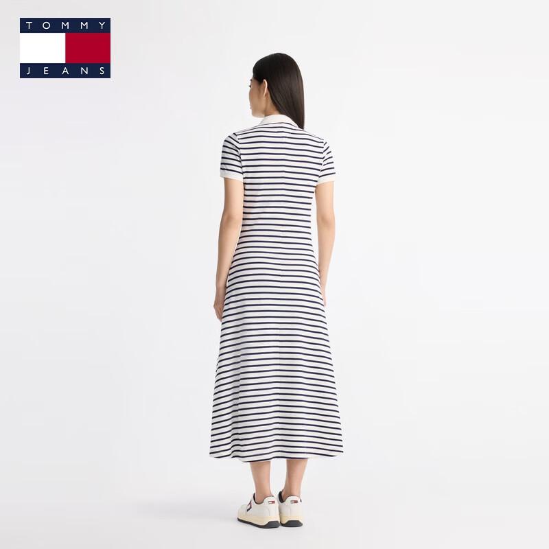 TOMMY JEANS Women's A-line Polo Midi Dress