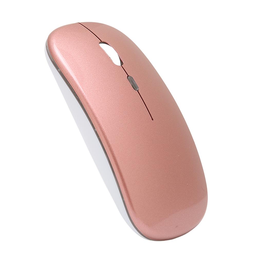 2.4G Wireless Mouse Ultrathin Chargeable Mute 1600DPI Color Backlight Game Mouse with 2.4G Receiver for Laptop Computer