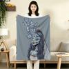 1 Stück Leichenbraut Muster Flanelldecke Geeignet für Alle Jahreszeiten Für Heimdeko Wärme Und Komfort Geschenke Feiertagsgeschenk