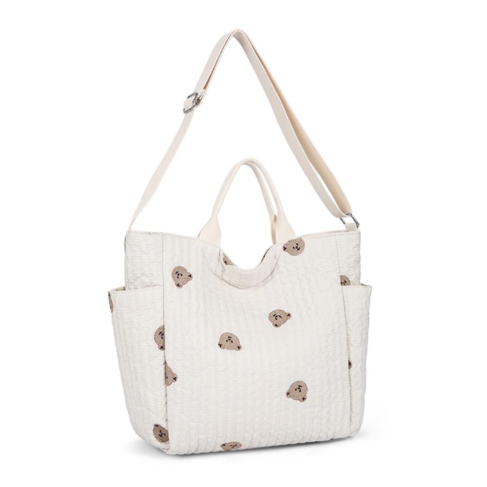 Women Baby Diaper Crossbody Bag Adjustable Strap Cartoon Baby Nappy Bag Mommy Tote Handbag Female Outdoor Daily Bag