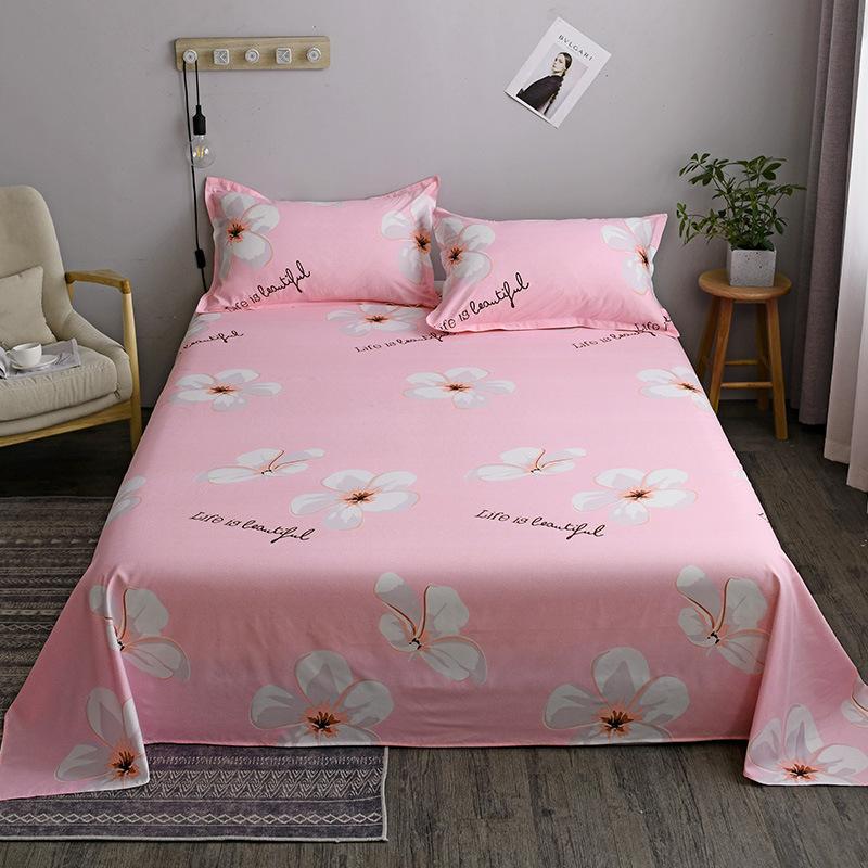 Bettlaken im INS-Stil, einteilig, Winter, 1,8 m, Doppelbett, 1,2 m, Studentenwohnheim, Einzelbett, minimalistische Steppdecke aus gewaschener Baumwolle