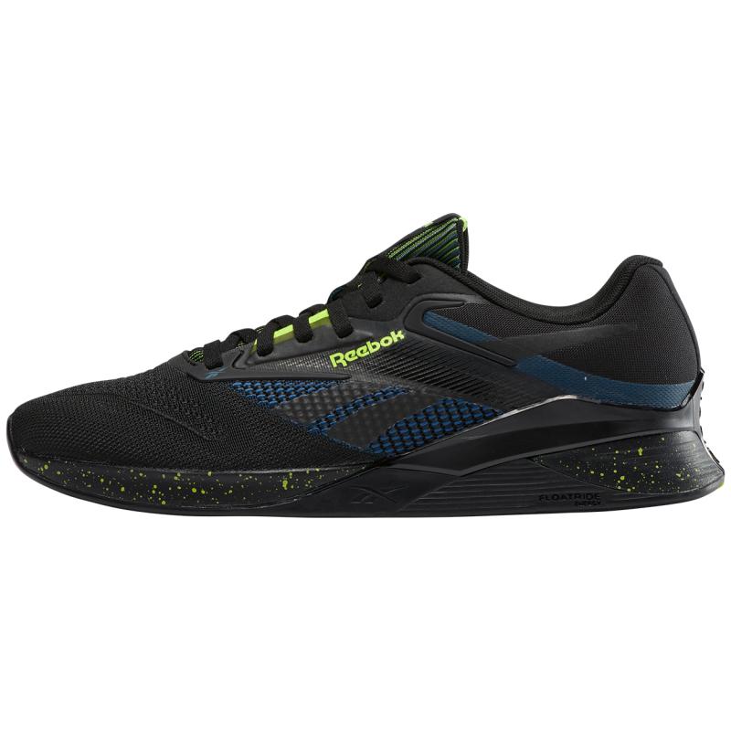 

Reebok Nano X4 Black Blue Digital Lime Sneakers 100204678 40.5