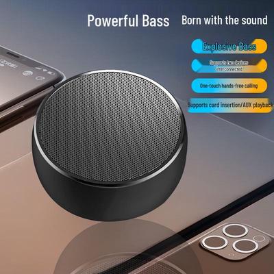 BS01 Mini Portable Bluetooth Speaker - High-Quality Sound, Large Volume, Super Heavy Bass