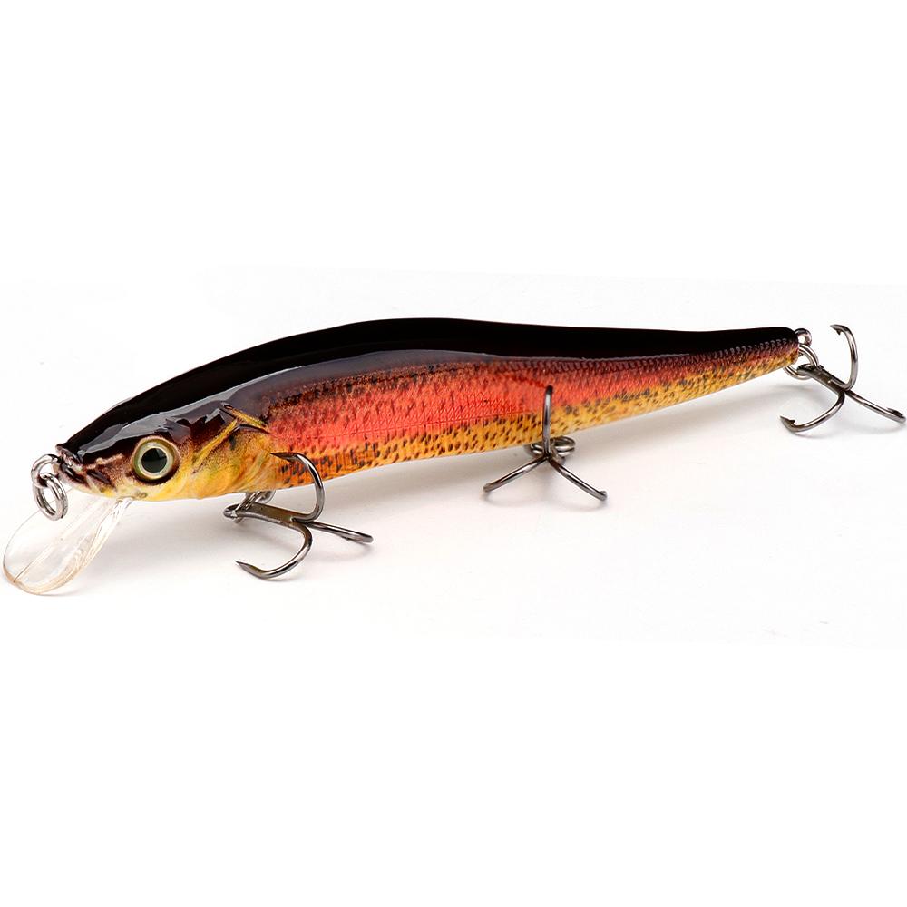 

Special Offer Three-Hooks 11Cm 13G Big Crankbait Swim Wobblers For Bass Pike Trout Artificial Bait Minnow Fishing Lure Quality 110mm 13g