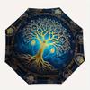 "Enchanted Tree of Life Wall Art: Mystical Decor for Your Space"Umbrella, Portable 3-Fold Compact Umbrella for Men & Women ES6