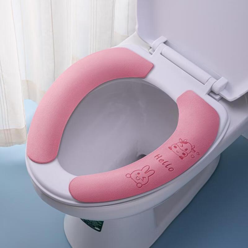 

P&L Водостойкие клейкие накладки на сиденье унитаза Корова Кролик (6 шт.)