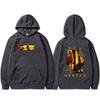 French Rapper Nekfeu Feu Graphic Hoodie Men Women Hip Hop Fashion Pop Music Pullover Man Casual Vintage Fleece Hooded Sweatshirt