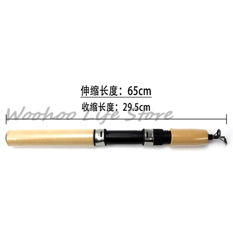 Compact Ice Fishing Rod Telescopic Fishing Rod And Kids Fishing Rod Lightweight Portable Design For Winter Angling