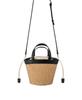 Myuteupeuleim Mare Rattan Bucket Bag - Black