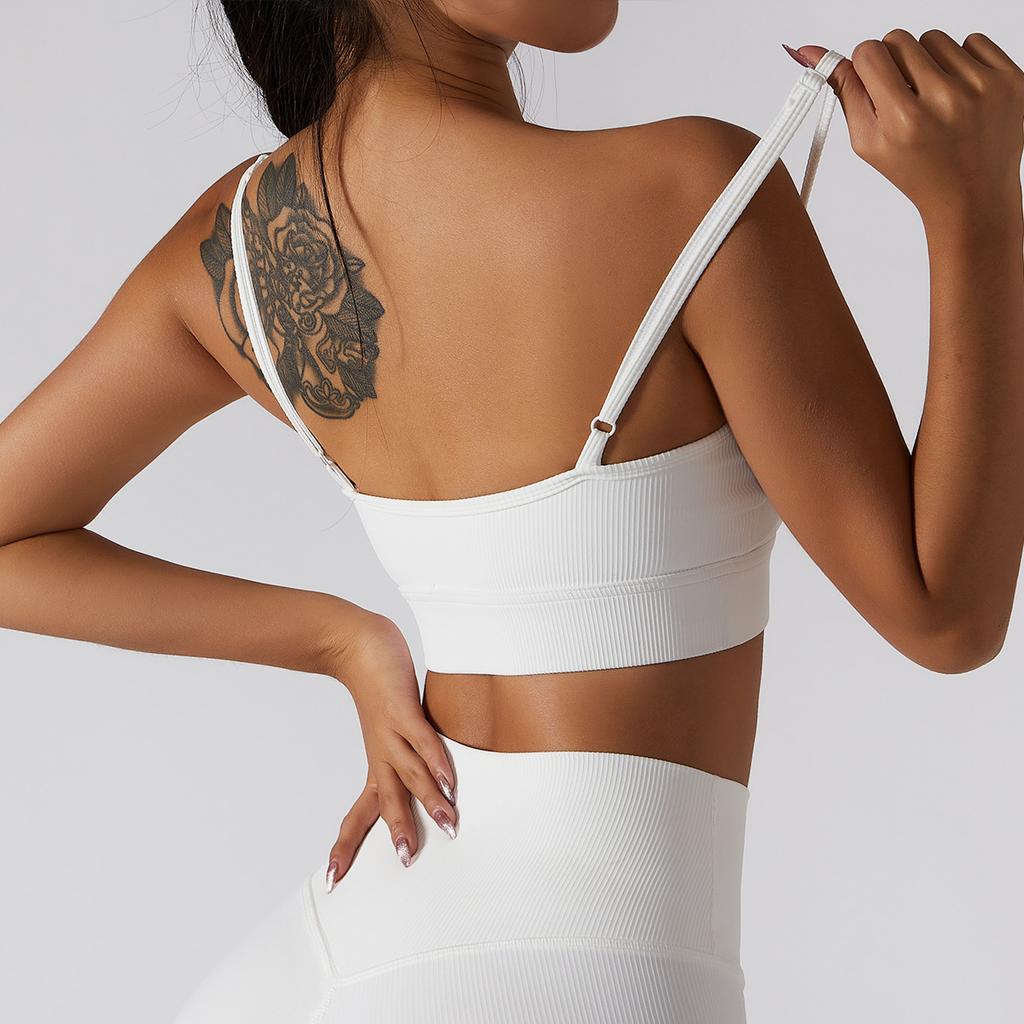 Shockproof Sports Underwear Gather Yoga Bra Running Fitness Beautiful Back Double Shoulder Suspender Yoga Clothes Women
