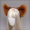 Cute Plush Fox Cat Ears Artificial Cosplay Hair Accessories Animal Ears Headwear  Christmas