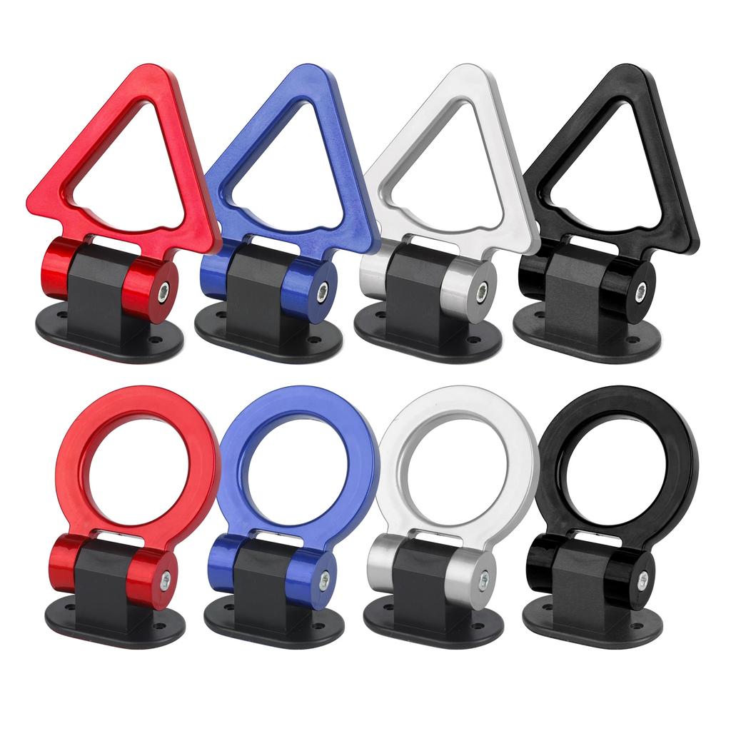 ABS Simulation Racing Bumper Trailer Hook Tow Hook Sticker JDM Universal Car Styling Sticker Tralier Tow Hook Kit