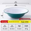 A8 Two-Color Melamine Straw Hat Bowl - Imitation Porcelain Large Serving Bowl for Restaurants, Soup, Pasta, and More.