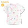 Balabala Baby Mädchen Cartoon T-Shirt mit Puffärmeln
