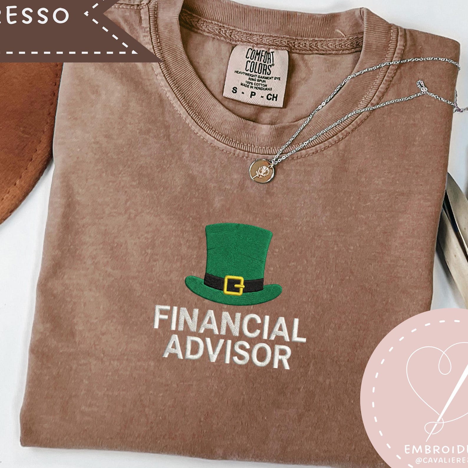 Financial Advisor Shirt: St Patricks Day Shirt, St Pattys Day, Comfort Colors Tee, St. Patrick’s Day Gift, Leprechaun Shirt 3XL