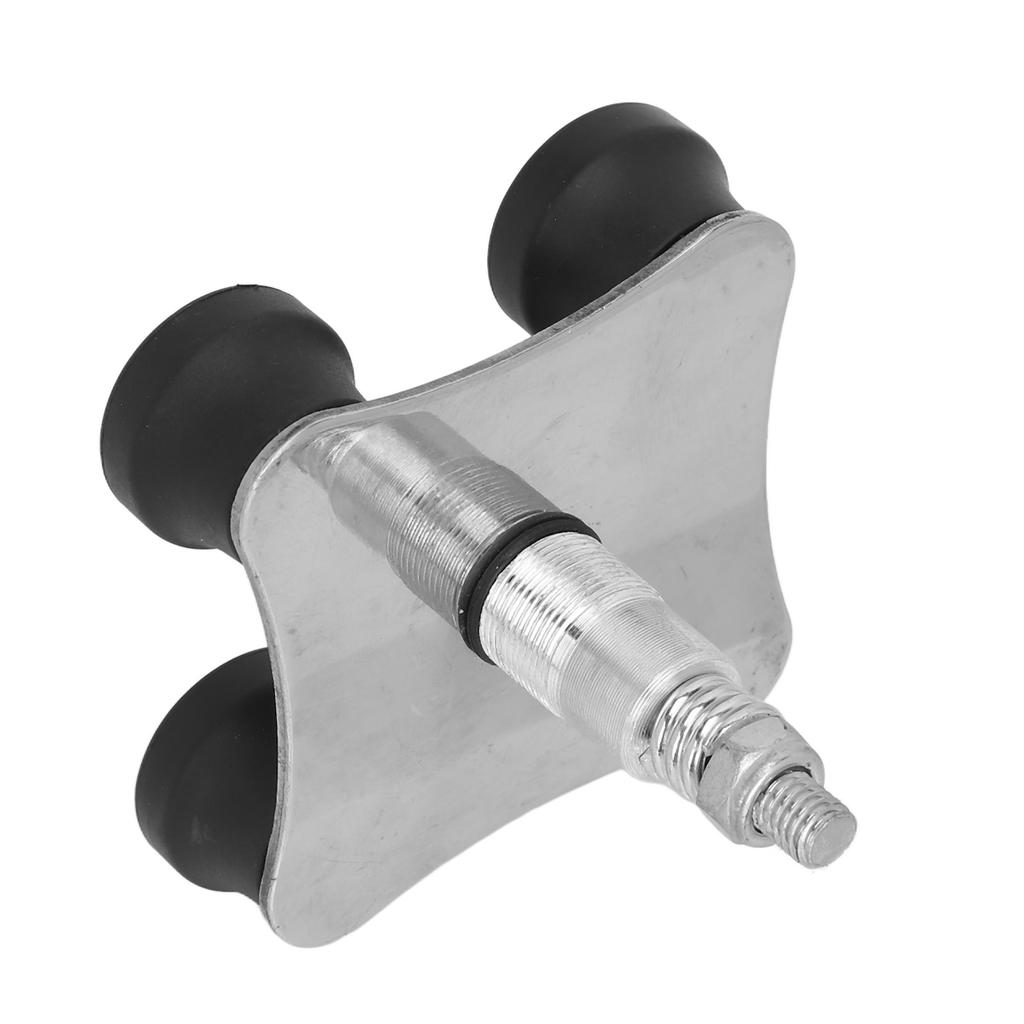 Self Standing Cane Tip Aluminum Alloy Stable Anti Slip 4 Pronged Walking Stick Base 19mm Dia