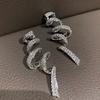 Exaggerated Earrings For Women, Banquet Dress Accessories, Zircon Sparkling Line Jewelry