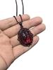 Gothic Heart Pendant Necklace With Alloy Material For Halloween Costume Accessory