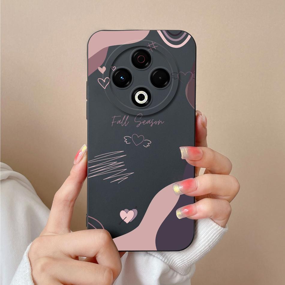 For Tecno Spark 30 Pro 30C Case Love Heart Back Cover For Tecno Spark 30C 4G 5G Full Protection Soft Liquid Silicone Phone Cases