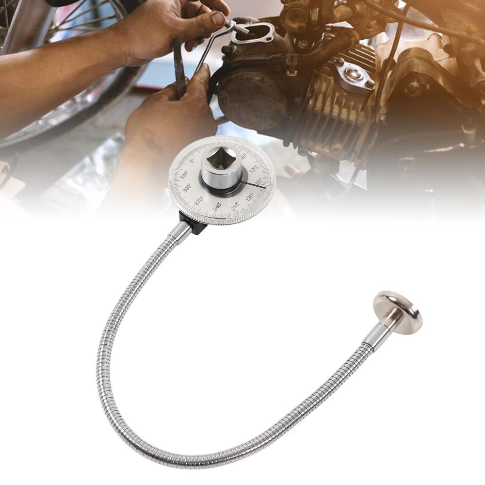 360 Degrees Wrench Angle Gauge 1/2 Inch Drive Angle Gauge Meter Maintenance Technician