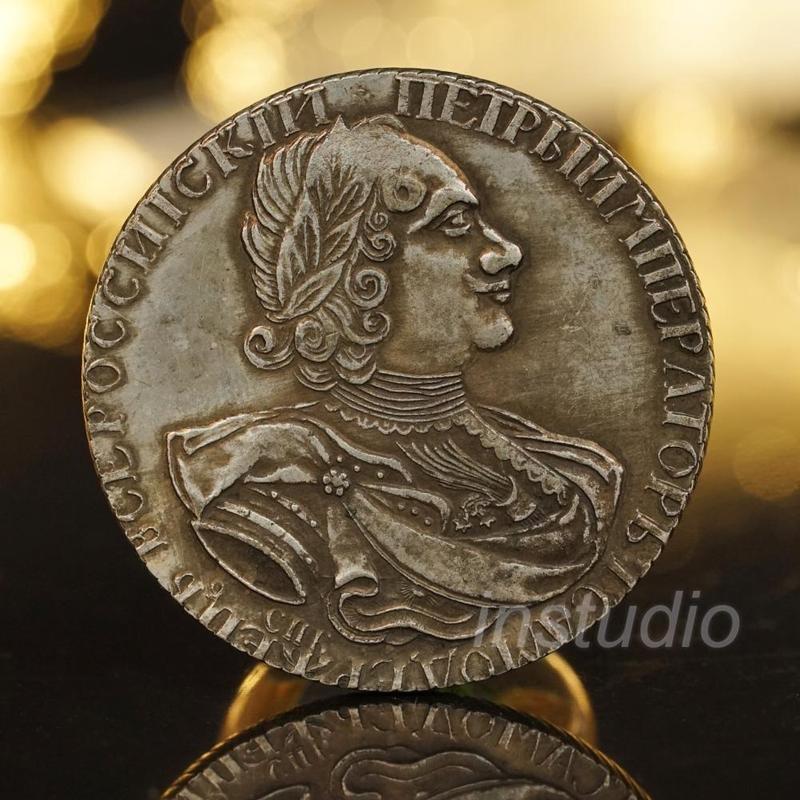 Russia 1724, Peter, Coins, Creative Gifts, Antiques, European Style, Retro, Ornaments, Tourist Souvenirs