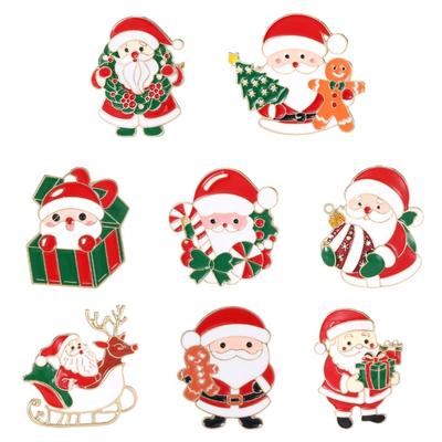 Cute Santa Claus Christmas Pin High Quality Metal Brooch For Party Outfits Accessories Holiday Gifts Or Everyday Wear