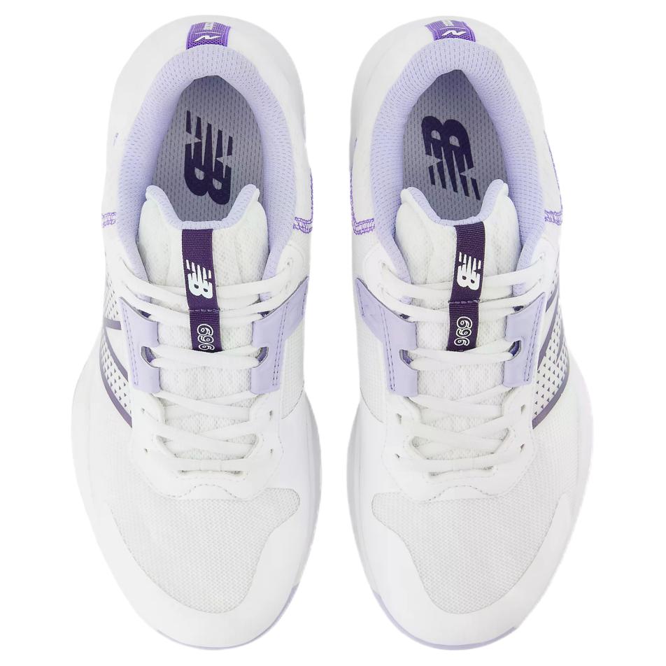 New Balance NB 696 V6 Classic Versatile Breathable Low-Top Tennis Shoes Unisex Sneakers White MCH696O6