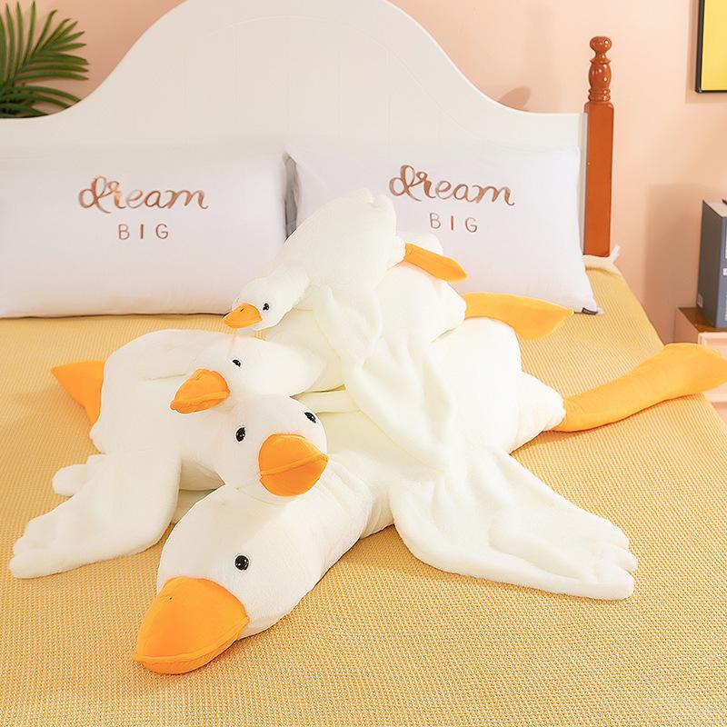 Popular big white goose cute large plush toy doll throw pillow gift Valentine's Day gift