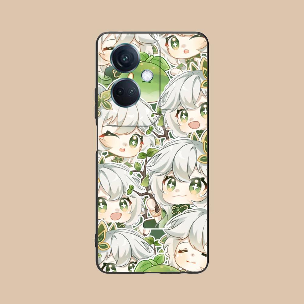 Game GI Nahida Matte TPU Mobile Phone Case for OPPO Find X9 X8 X7 X6 X5 X3 X2 Plus s Pro Ultra Lite Colorful Printing Cover