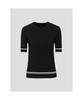 BEANPOLE GOLF [B_Under] Women'S Ribbed Mix Short Sleeve Pullover - Black
