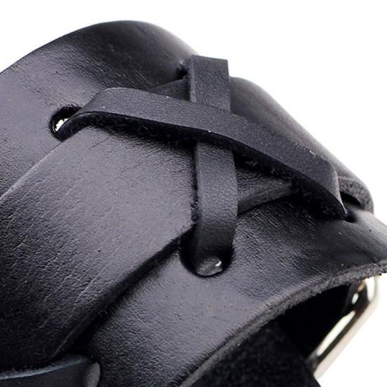 Fashion Male Wristband Statement Braided Soft Texture