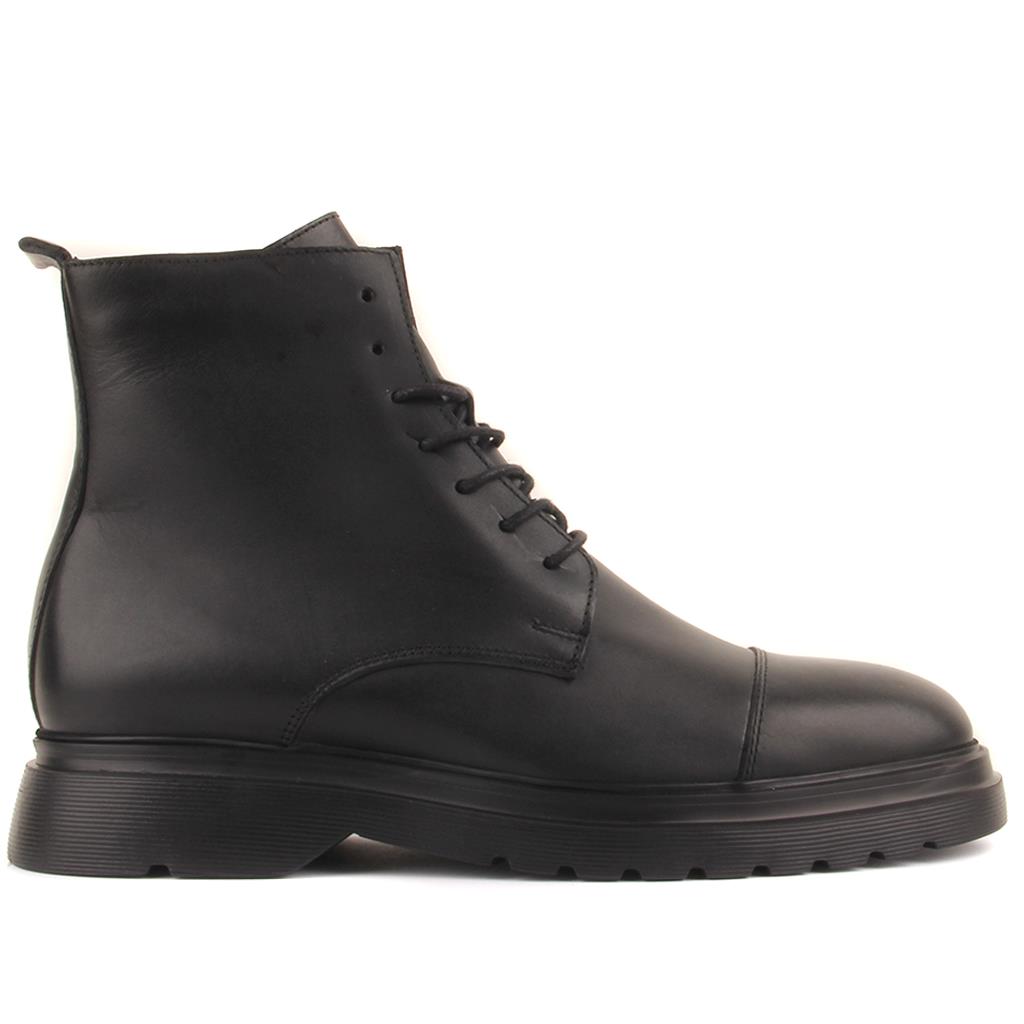 

Sail Lakers - Черные кожаные мужские ботинки Eva Sole