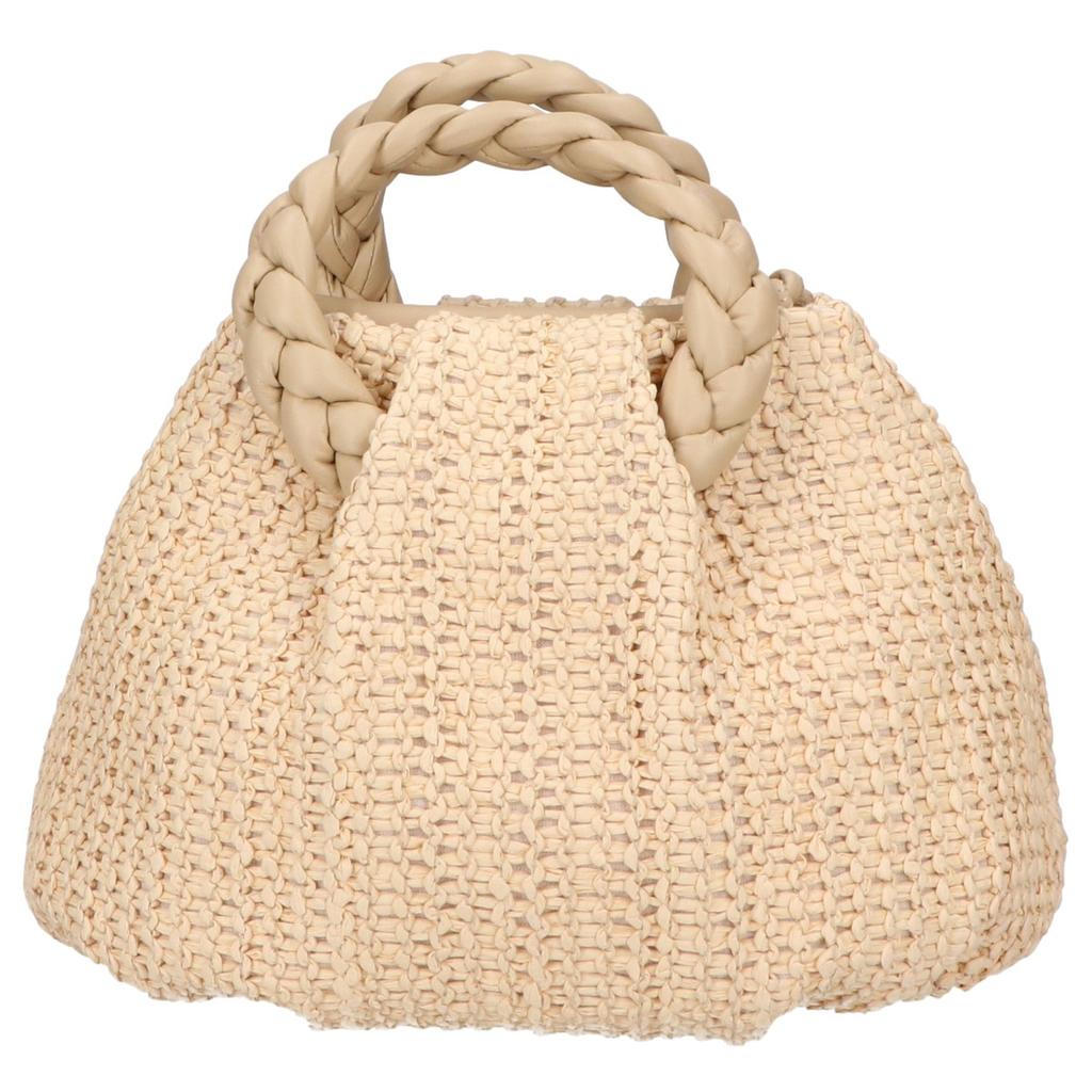 HEREU [Excellent Condition] BOMMRWBS24 BOMBON M RAFFIA Raffia x Leather 2-Way Shoulder Bag Handbag Natural/beigeUsed