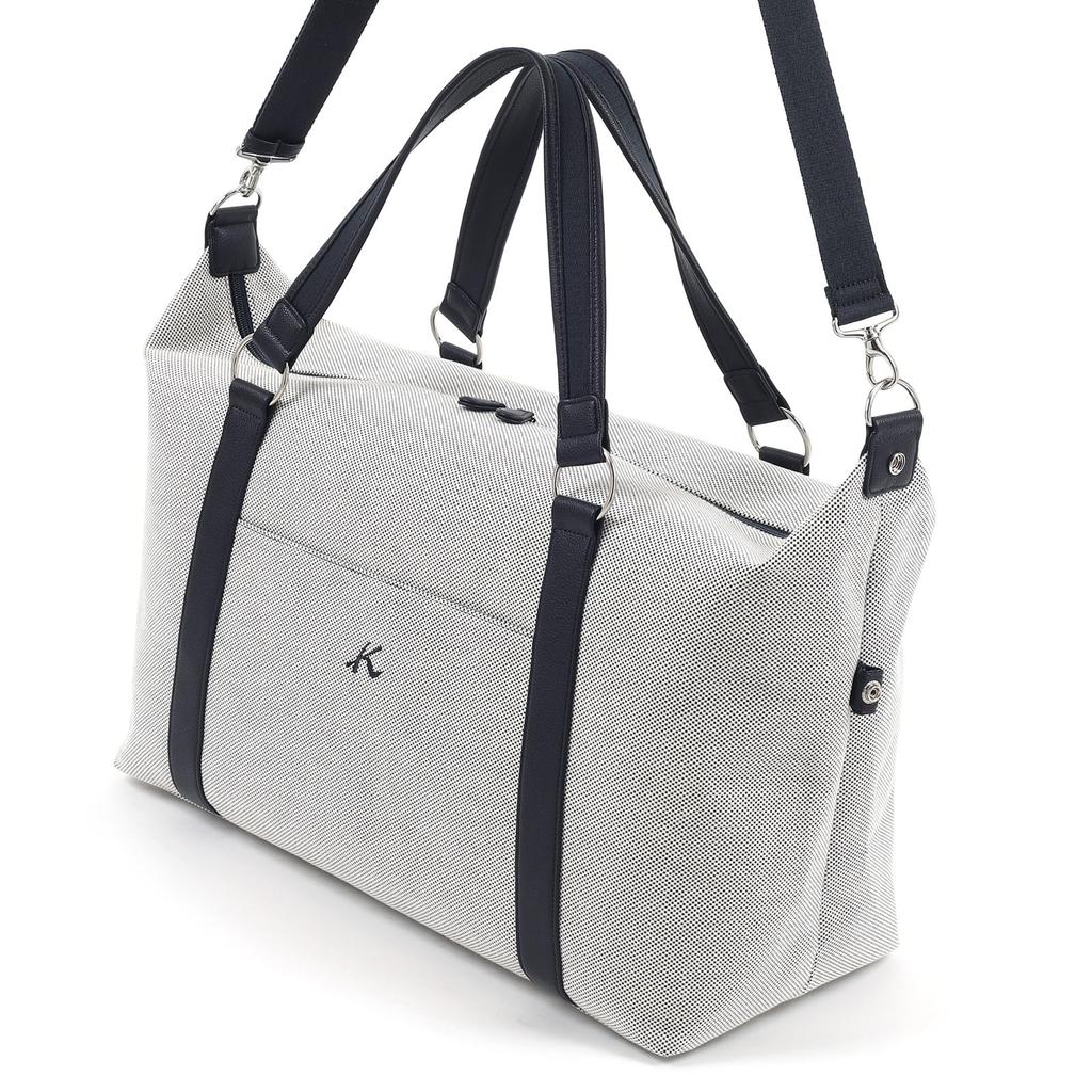 Perfect size for night Boston bag Dark Blue 10101 [Kitamura] 2-3 trips, 2-way Y-1413 [Navy]