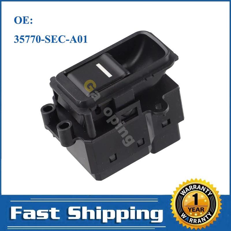 

For 2004-2008 ACURA TSX Front Passenger Side Electric Power Window Switch Control Button Car Accessories 35770-SEC-A01