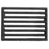 Fire Grate Metal Firewood Stove Channel Grate Thickened Fireplace Grate for Wood Burning Stove Insert