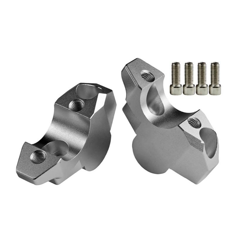 

Motorcycle Handlebar Risers Extend Clamp Adapter for 150/160 Handlebar Height Enhancer Heightening Clamp Mount серебряный