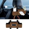 Car Interior Back Seat Storage&Organizer with Cup Holder, Phone Holder, Seat Back Tissue Box and Storage Hook, Multifunctional Car Storage&Organizer