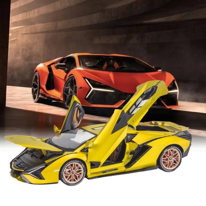 Large Scale 118 Alloy Model Lamborghini Lightning Car With Flashing Lights And Sounds