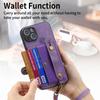 Wrist Strap PU Leather Stand Phone Case for IPhone 13 12 Mini 16 15 14 11 Pro Max XS X XR 8 7 Plus Wallet with Card Holder Cover