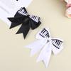 Piano Key Bow Hairpin Hair Clip Retro Girl Side Duckbill Clip Hair Accessory Black White Vintage Bowknot Hairpin For Cute Girls