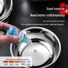 Ouyin 304 Stainless Steel Double-Walled Anti-Scald Bowls