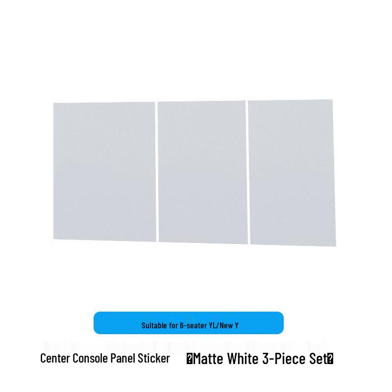 Model Y/3 Six-Seater Center Console Panel Sticker for Interior Modification